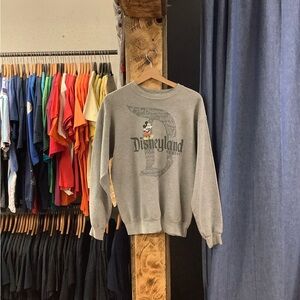 Vintage Disneyland Resort Grey Crewneck